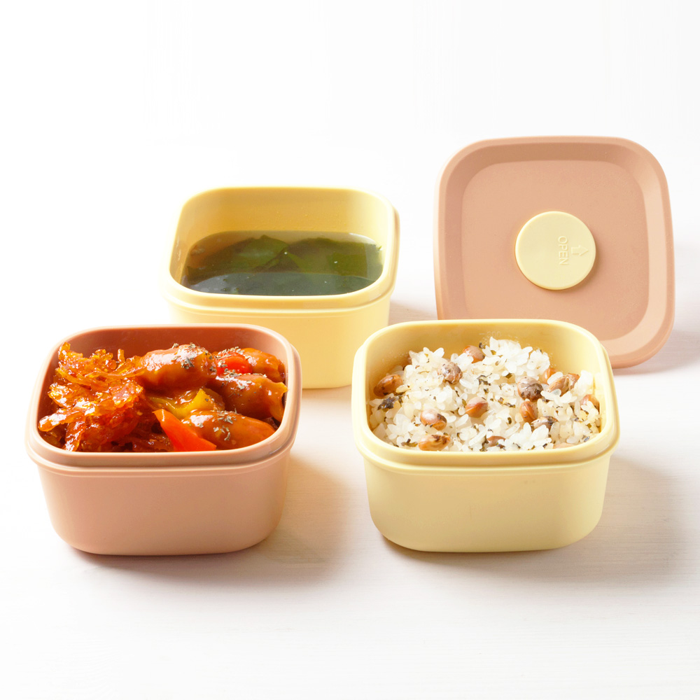 국산 냉동밥보관용기 실리콘 밥팩 반찬통 밀폐 소분용기 300ml 6개