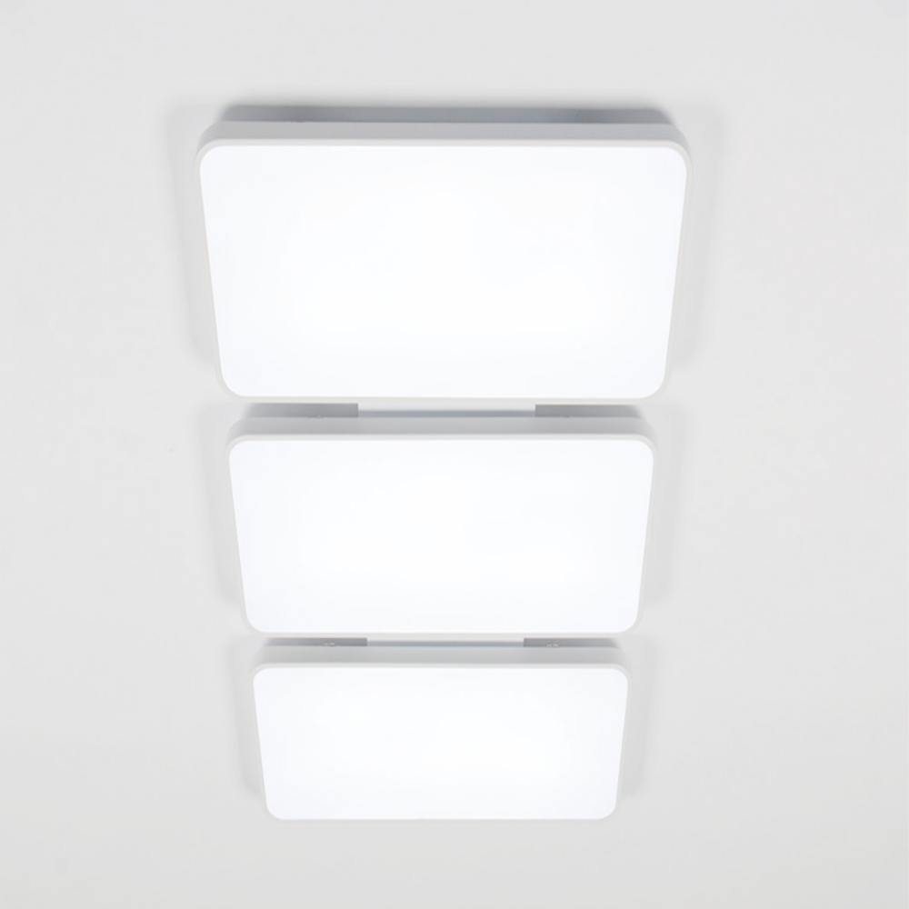 무료+당일발송/KC인증 국산 LED 150W 사각 시스템 거실등 거실조명 삼성칩 화이트 이미지 7