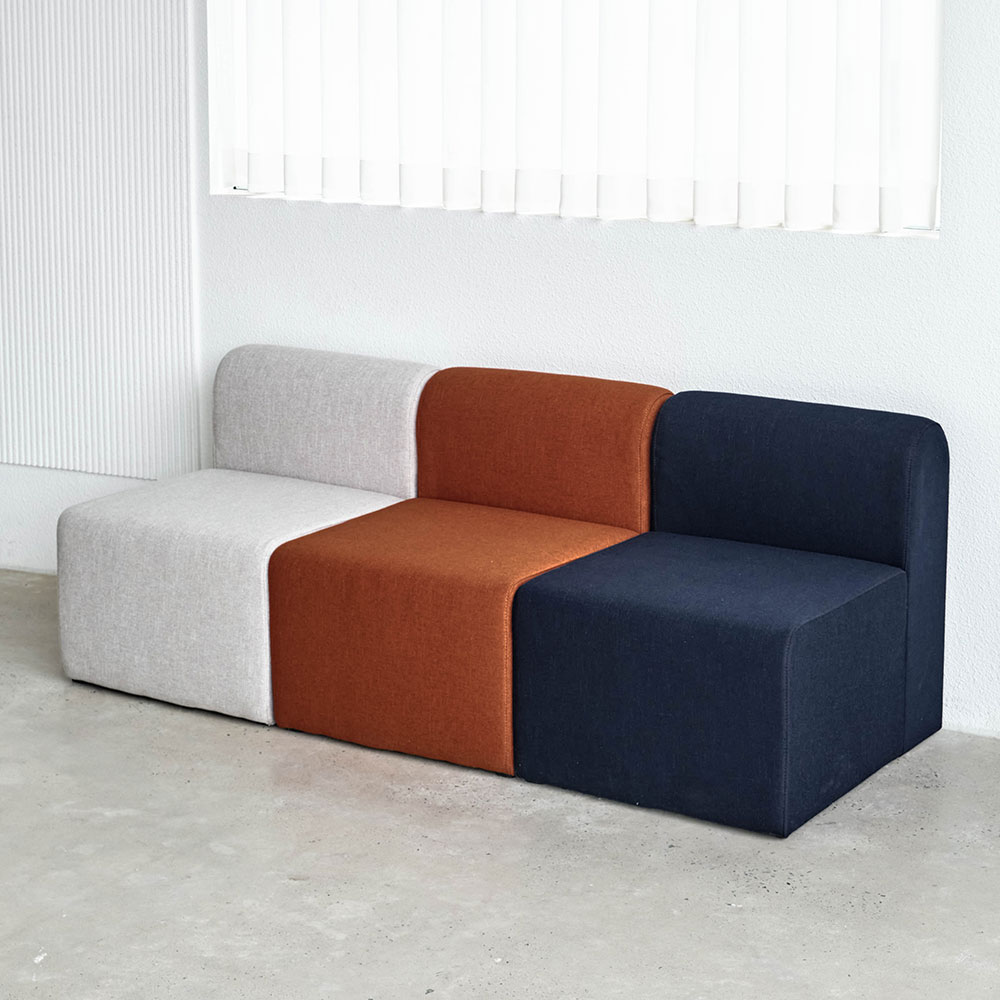 패브릭쇼파 1인 모듈 카페 거실 미니 플러피 쇼파