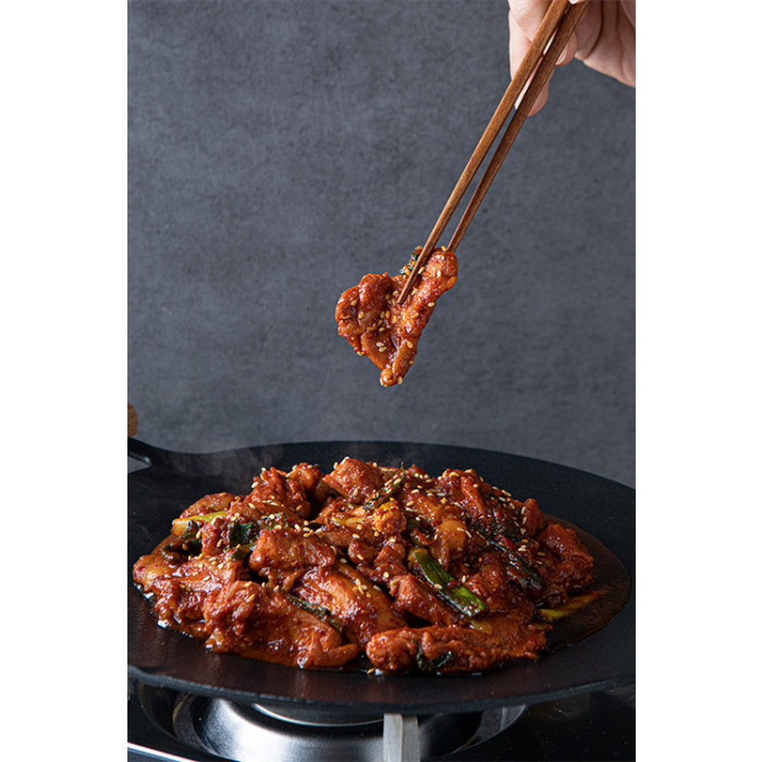 [브린] 새잎 닭불고기 국내산 닭다리살 닭갈비 순한맛600g + 매운맛600g : 사이소 경북고향장터