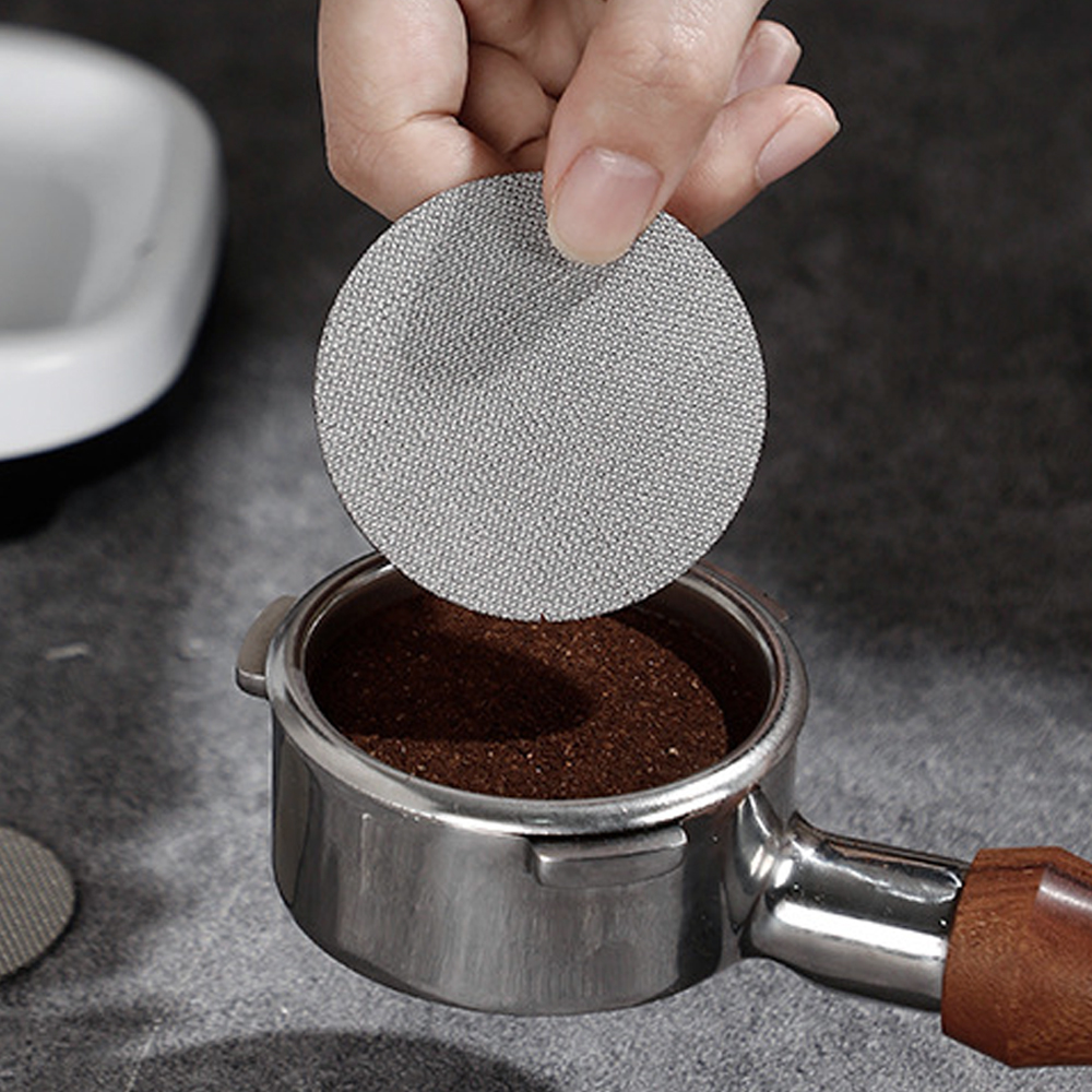 칼딘 스테인리스 316 150um 슬림 퍽스크린 에스프레소 채널링 홀더 방지 퍽필터 제품 이미지