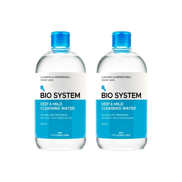 프럼네이처 바이오 시스템 저자극 클렌징 워터 500ml 2개 : 프럼네이처