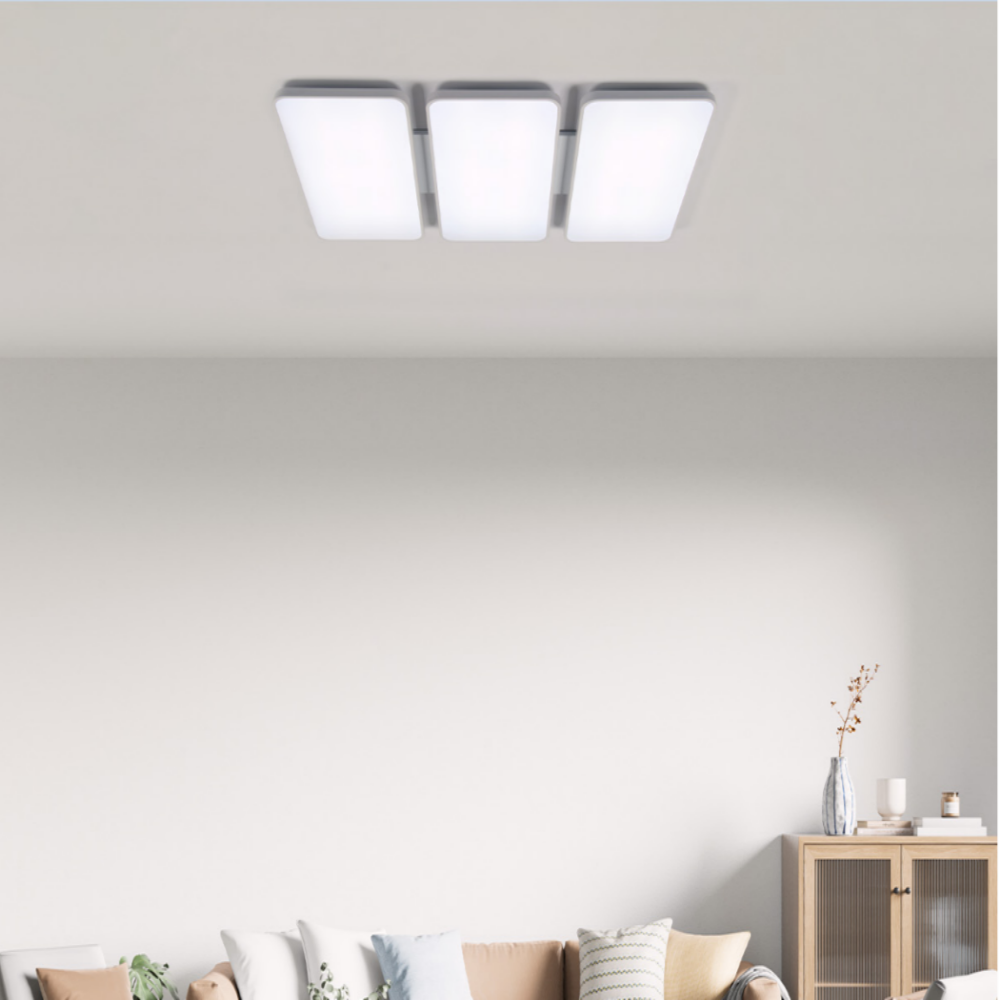 무료+당일발송/KC인증 국산 LED 150W 사각 시스템 거실등 거실조명 삼성칩 화이트 이미지 6
