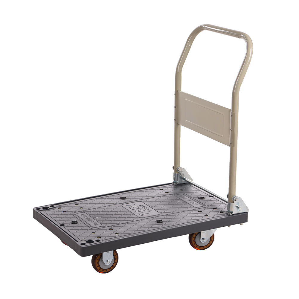 티렉스 폴딩 카트 핸드카트 접이식 손수레 공룡시즌2 핸들O 소 회전형2개 고정형2개 이미지 3