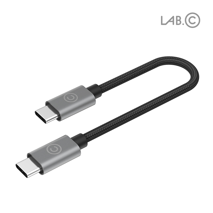 랩씨 C타입 초고속 충전 케이블(15cm) CtoC 최대 60W - 상세 이미지 3
