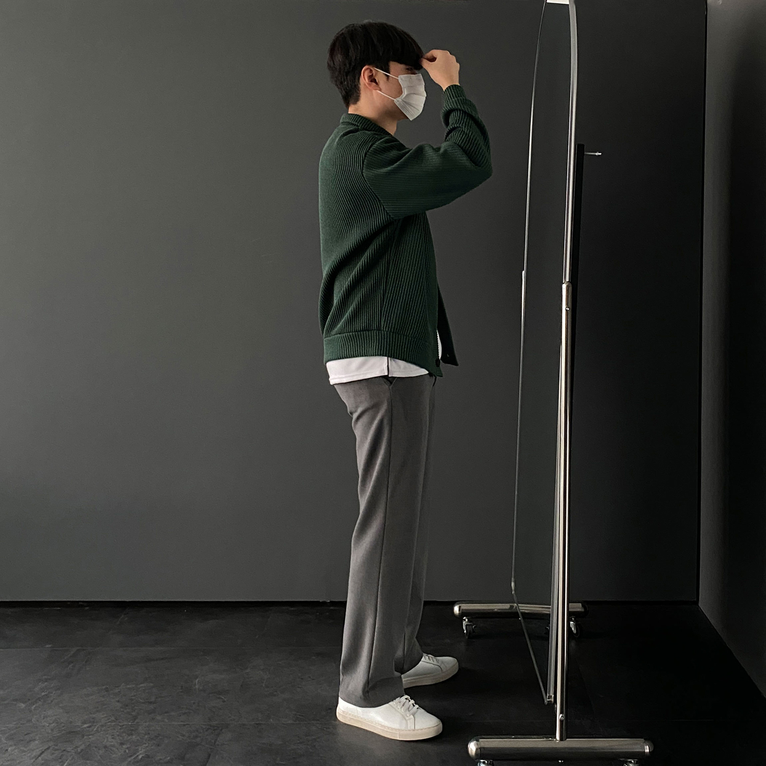 남자카라가디건 남자가디건 이미지 6
