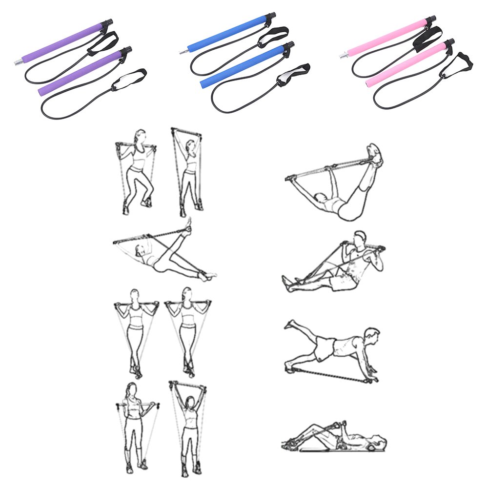 라텍스 스트레칭 짐스틱 필라테스 전신 코어운동 튜빙밴드
