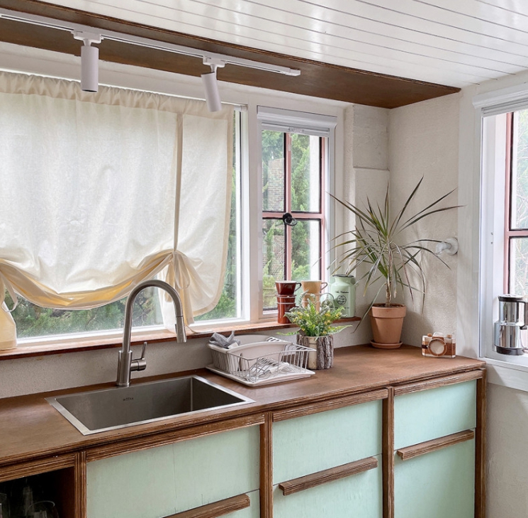 러프 린넨 롤업커튼 크림 책장가리개 중문 바란스 리넨 공간분리커튼