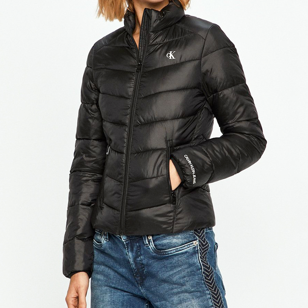 [당일발송] 캘빈클라인 진 ck 라이트웨이트 여성 푸퍼 숏 패딩 경량패딩