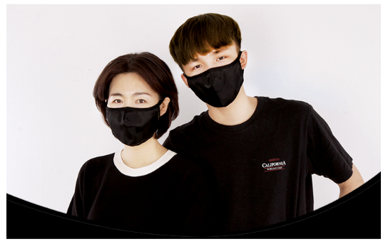 들꽃잠 인견 마스크 자모 입체 블랙 FREE(One size), 블랙, 10개 이미지 6