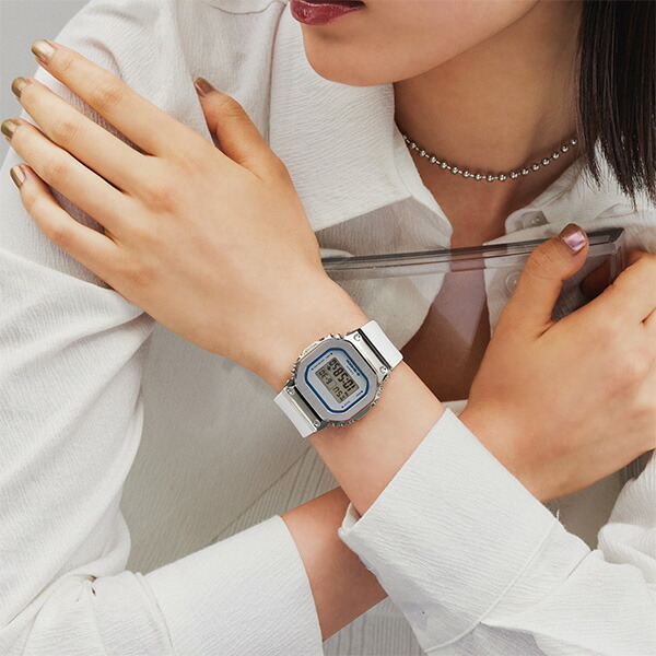 카시오 G-SHOCK 지샥 손목 시계 메탈 커버 남성 여성 GM-S5600LC-7DR - 상세 이미지 3