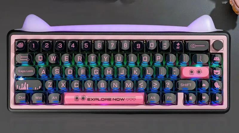 키네틱스 CHILKEY PAW65 기계식 키보드 완제품 퍼플 Linear Swtich - 상세 이미지 4