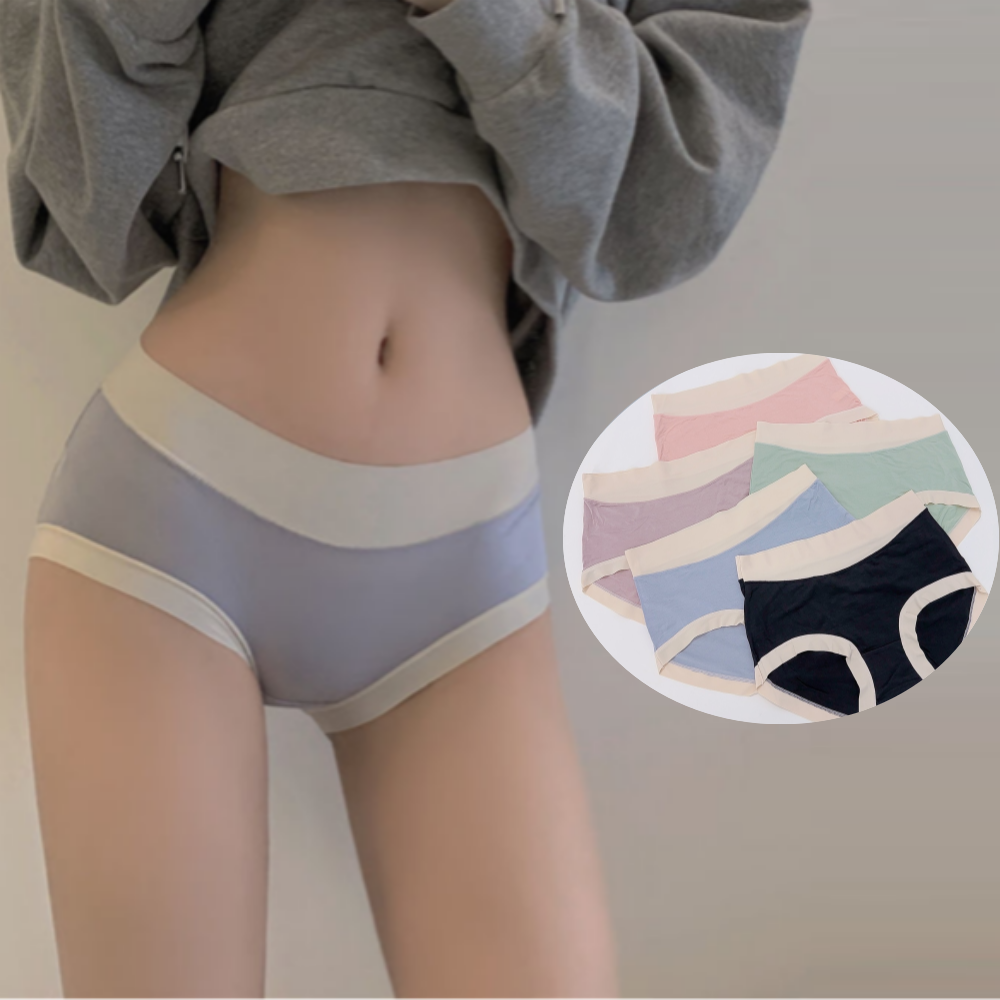 [5만장돌파!🚀3+1증정 가격장난X]데이 여성팬티 여자팬티 심리스 하이웨스트 모달 텐셀 빅사이즈 인견 햄라인 면 팬티 상세 이미지 57