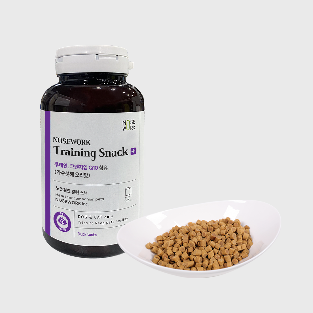 강아지간식 노즈워크 다이어트 저칼로리 칭찬 가수분해 반려견 트레이닝스낵 가수분해오리+닭고기, 150g, 1개
