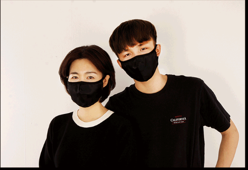 들꽃잠 인견 마스크 자모 입체 블랙 FREE(One size), 블랙, 10개 - 상세 이미지 3