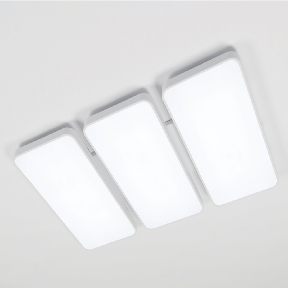 무료+당일발송/KC인증 국산 LED 150W 사각 시스템 거실등 거실조명 삼성칩 화이트 이미지 8