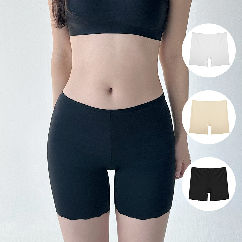 핑크앤다이아 아이스 2부 속바지 심리스 노라인 여성 학생 교복 여름 속바지 - 상품 이미지
