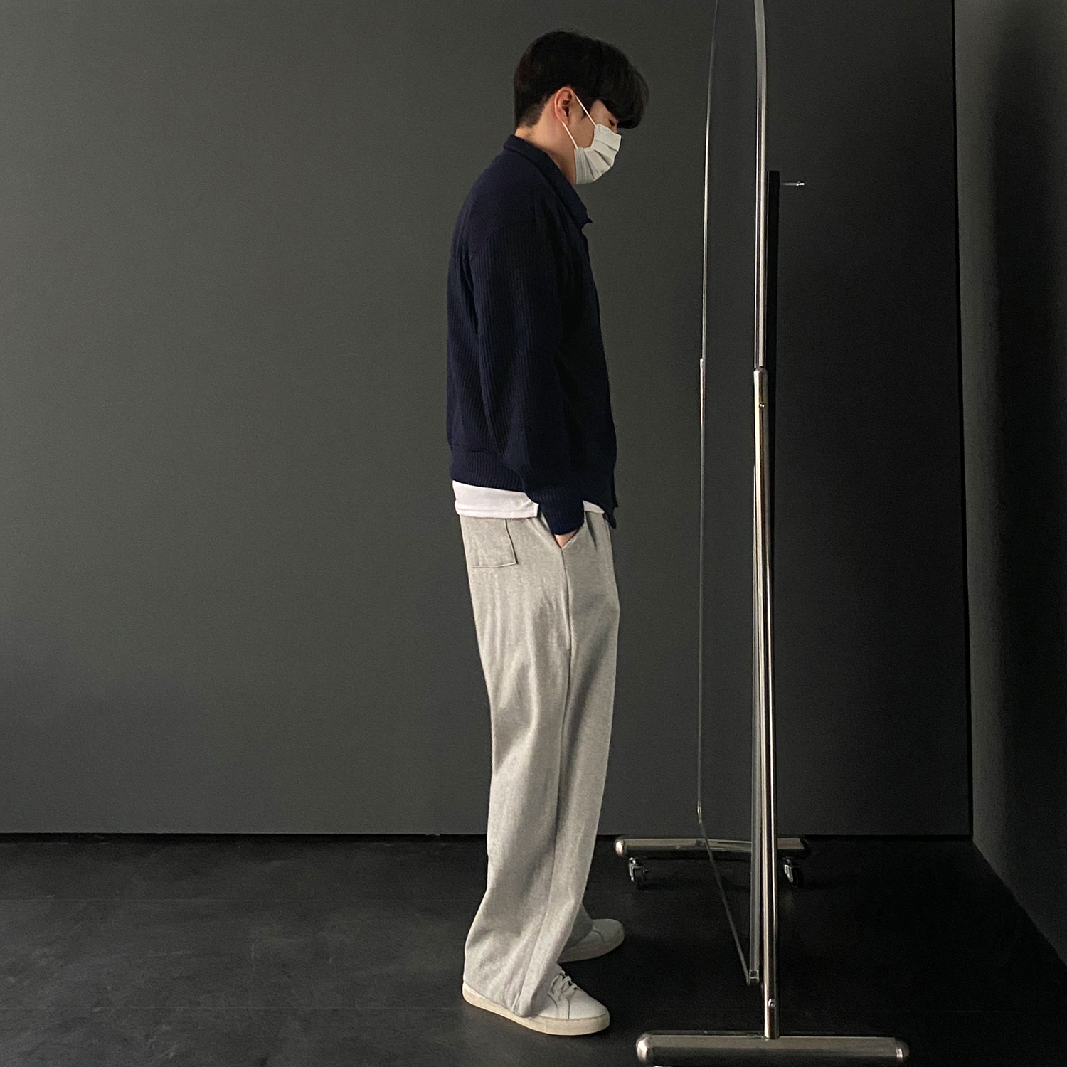남자카라가디건 남자가디건 - 상세 이미지 2