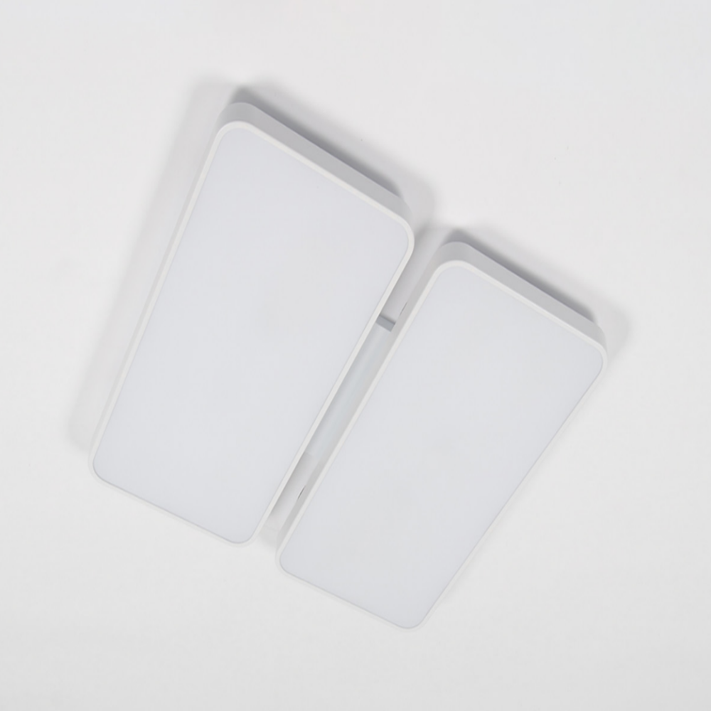무료+당일발송/KC인증 국산 LED 100W 삼성칩 사각 시스템 거실등 거실조명 화이트 이미지 8