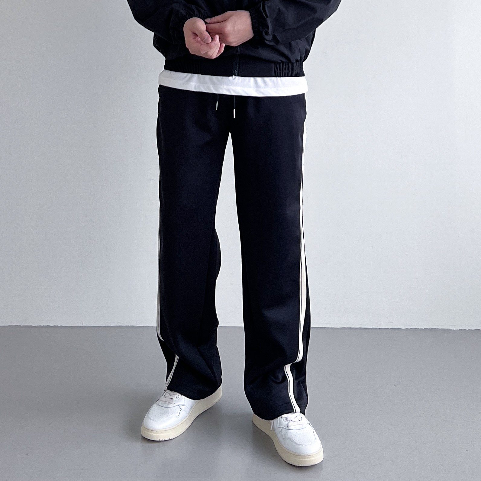 남자와이드팬츠 스웨트팬츠 스웻팬츠 - 상세 이미지 3