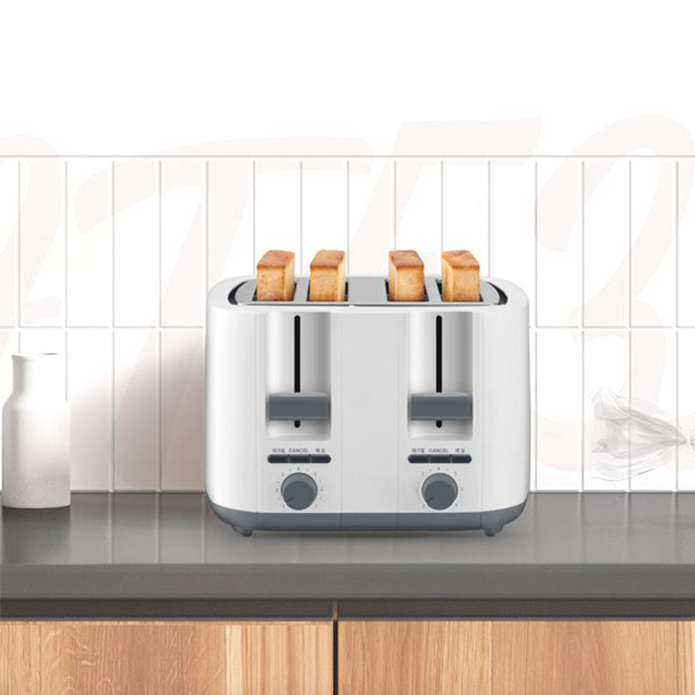 와이드 4구 토스터기 넓은슬롯 굽기조절 바게트 토스팅