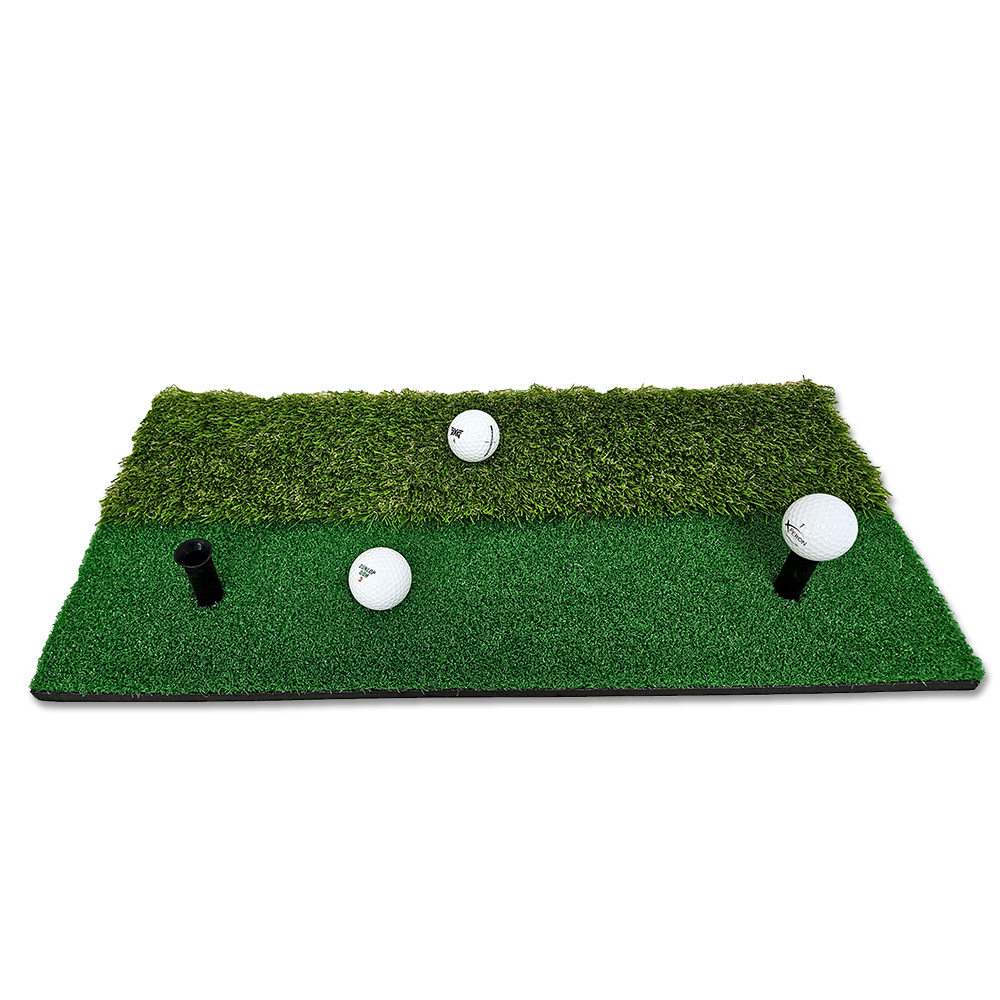 골프매트 타석 스윙 매트 투컬러 페어웨이 실내골프연습용 60cm x 30cm - 상세 이미지 2