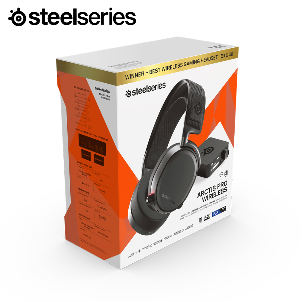 스틸시리즈 Arctis Pro Wireless 아크티스 프로 초경량 무선 헤드셋 - 상세 이미지 3