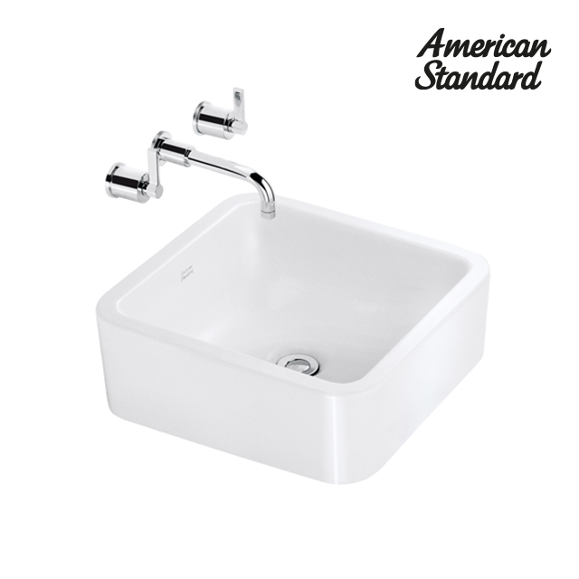 아메리칸스탠다드 화이트 스퀘어 정사각 탑볼 세면기 American Standard F606 - 상품 이미지