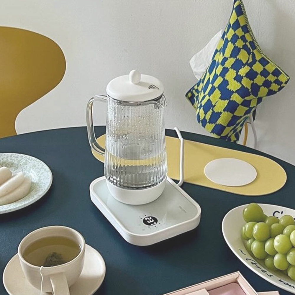 단미 전기포트 유리 티포트 분유 커피 무선 보온포트 800ml DA-KET02