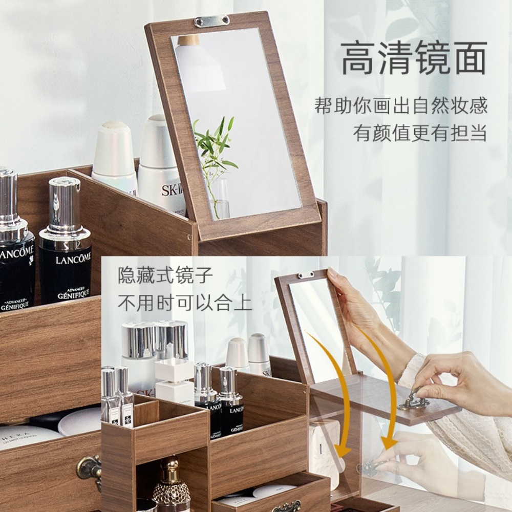 화장품 수납장 립스틱 인테리어수납장 정리함 정리 거실 보관함 다용도 슬라이딩 - 상세 이미지 3