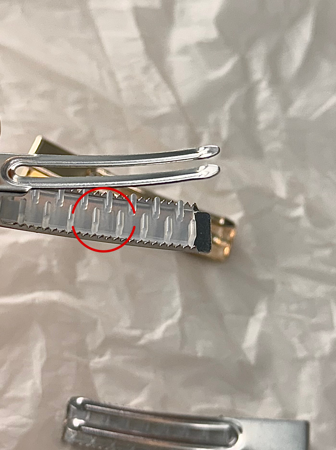 (10개) 5mm/8mm 투명 검정 고무 빗살 머리띠 이빨 B00000006 - 상세 이미지 4