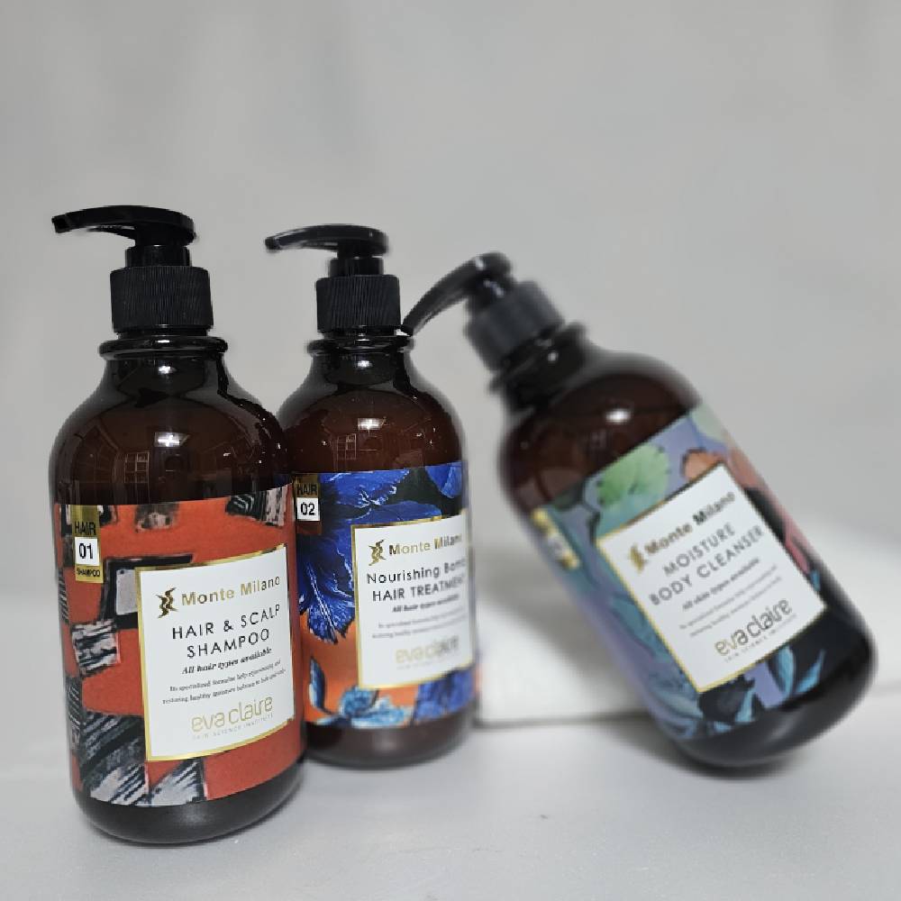 에바끌레르 식물성추출물 기능성 탈모 헤어샴푸&린스& 바디클렌저 (500ml 3종세트) - 상세 이미지 3