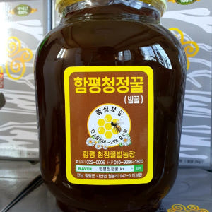 함평청정 벌꿀 자연산 프리미엄 밤꿀 밤나무꽃 꿀 유리병 2.4kg 맛있게 먹은 솔직 후기 - 상품 이미지 1