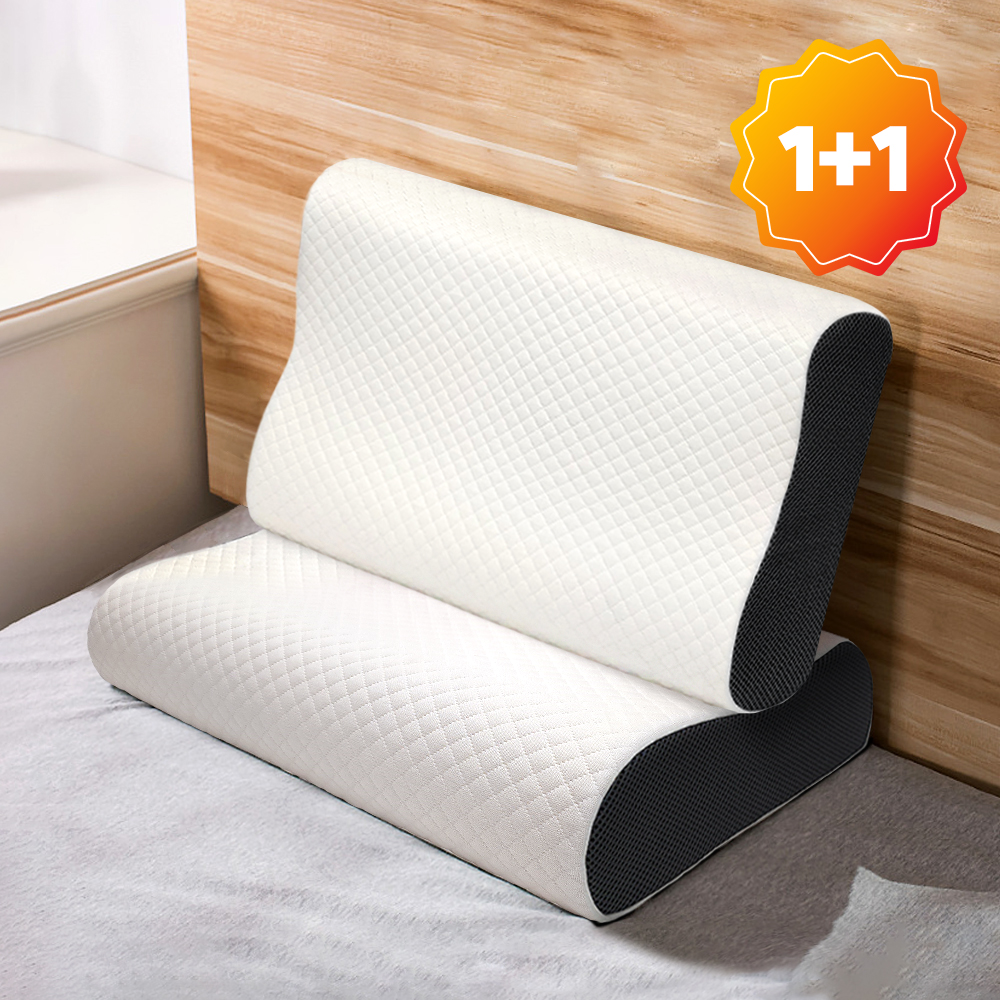 메이스 경추 베개 목 디스크 거북 일자 코골이 수면 편하베개 1+1