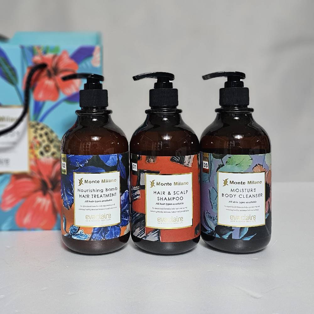 에바끌레르 식물성추출물 기능성 탈모 헤어샴푸&린스& 바디클렌저 (500ml 3종세트) - 상세 이미지 4