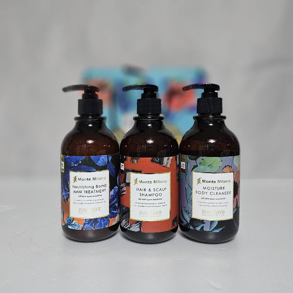 에바끌레르 식물성추출물 기능성 탈모 헤어샴푸&린스& 바디클렌저 (500ml 3종세트) - 상세 이미지 5