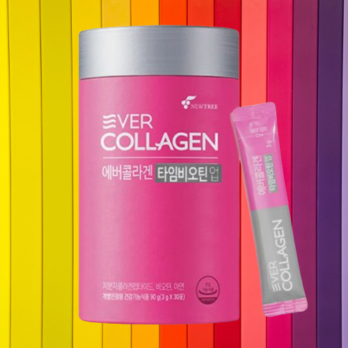 에버콜라겐 타임 비오틴업 저분자 콜라겐 30포X1통 - 상세 이미지 2