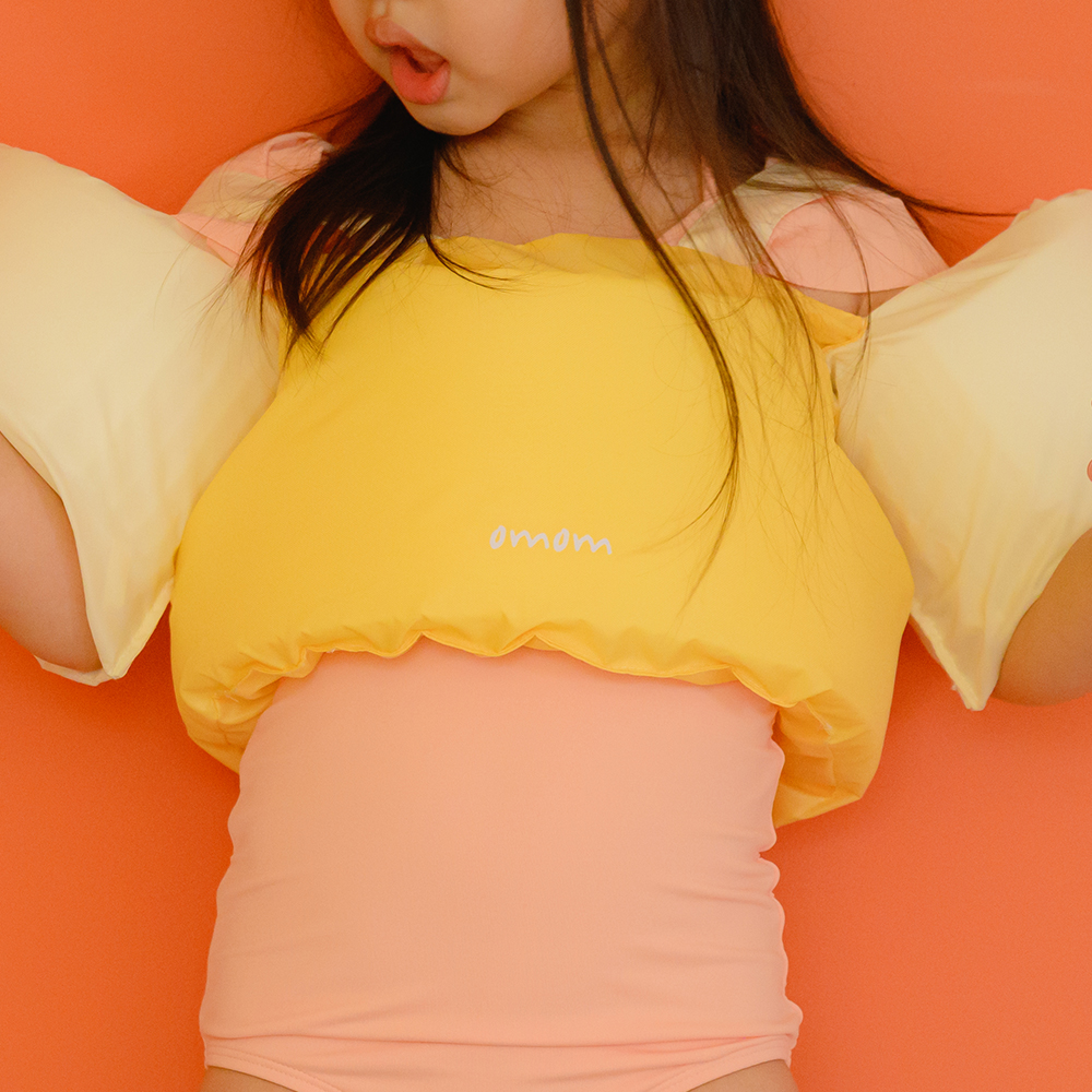 오맘 유아 암링자켓 아기 퍼들점퍼 팔튜브 물놀이 수영 구명조끼 국내생산 KC - 상세 이미지 5