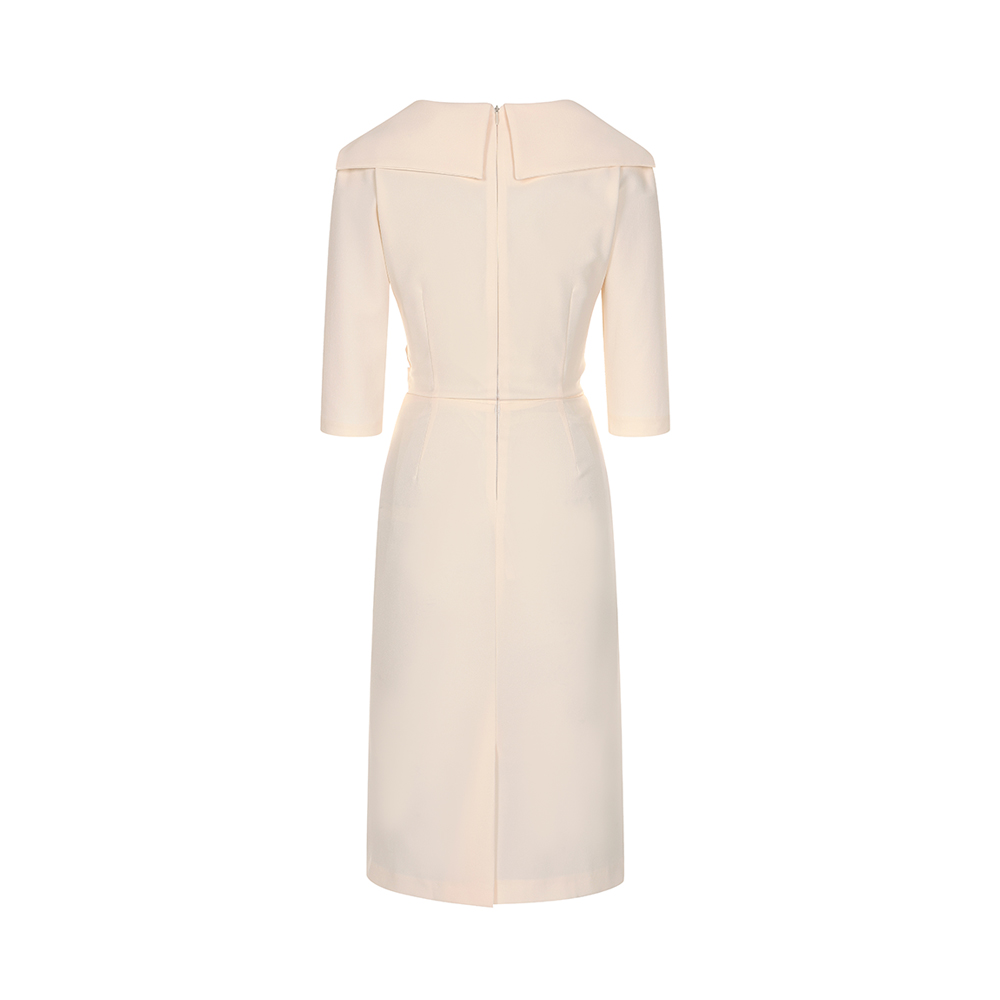 [한정수량] 예시카 오픈카라 랩 H라인 원피스 YI2OP992