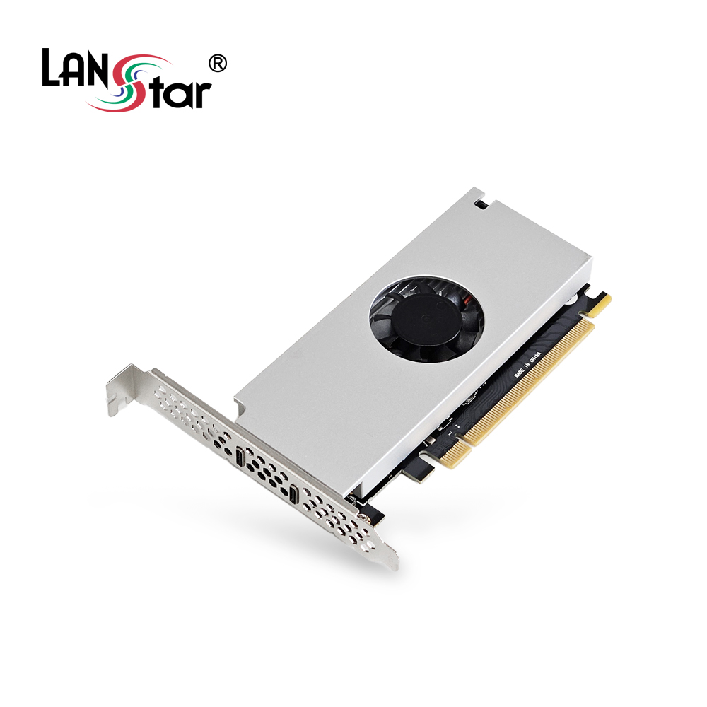 컴퓨터 C포트 USB3.2 20Gbps 2채널 PCIe 확장카드 (LS-UCP2) - 상품 이미지