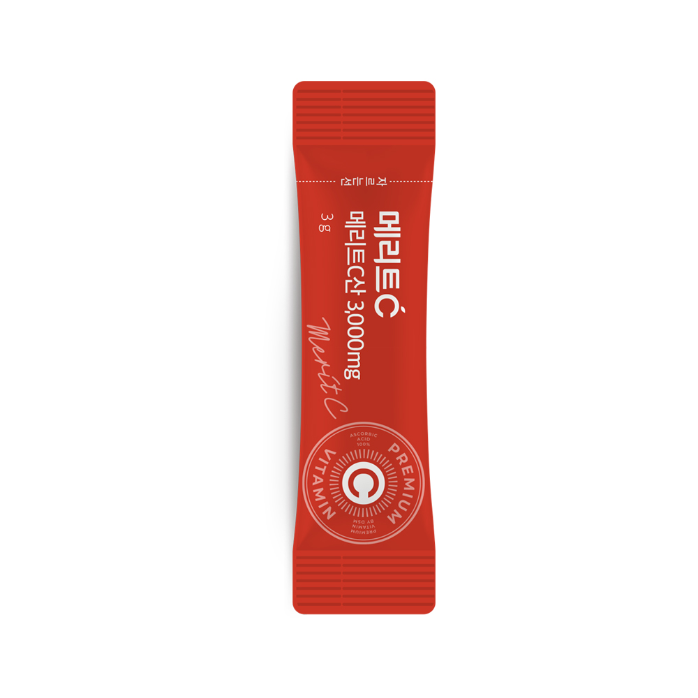[휴온스N] 메리트C산 3000mg 고함량 영국산 DSM 비타민C 3개월분, 90포 1박스 이미지 2