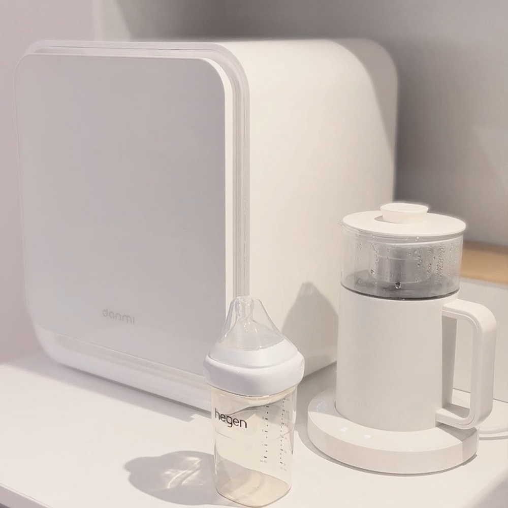 단미 유리 전기 티포트 보온 분유 커피 캠핑 무선  550ml KET01