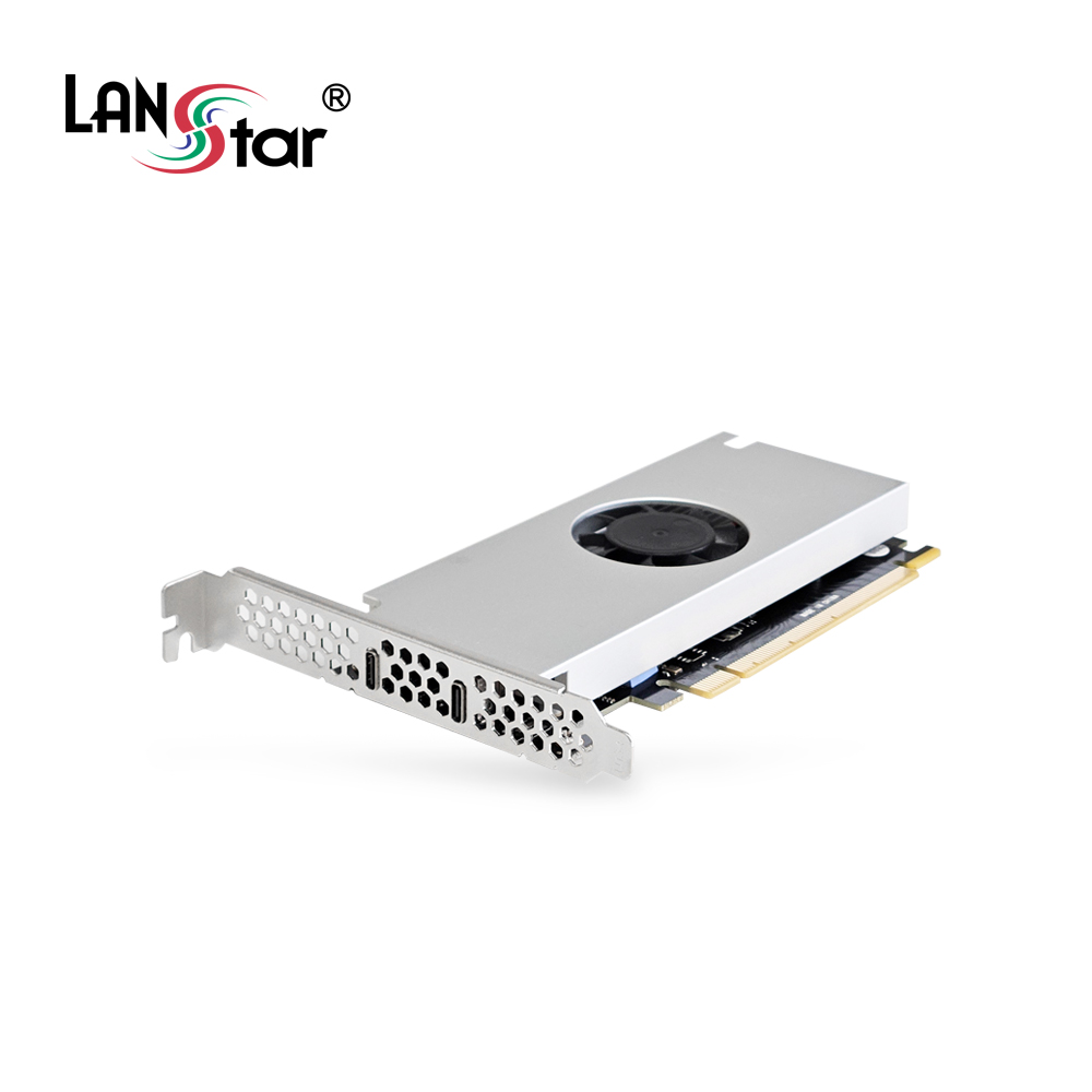 컴퓨터 C포트 USB3.2 20Gbps 2채널 PCIe 확장카드 (LS-UCP2) - 상세 이미지 3
