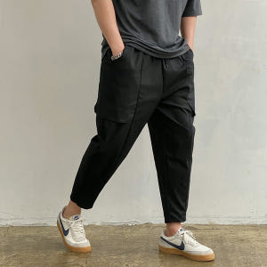 통넓은바지 남자통바지 건빵바지 카고바지 착용 후기 | 사이즈/핏 총정리 - 상품 이미지 2