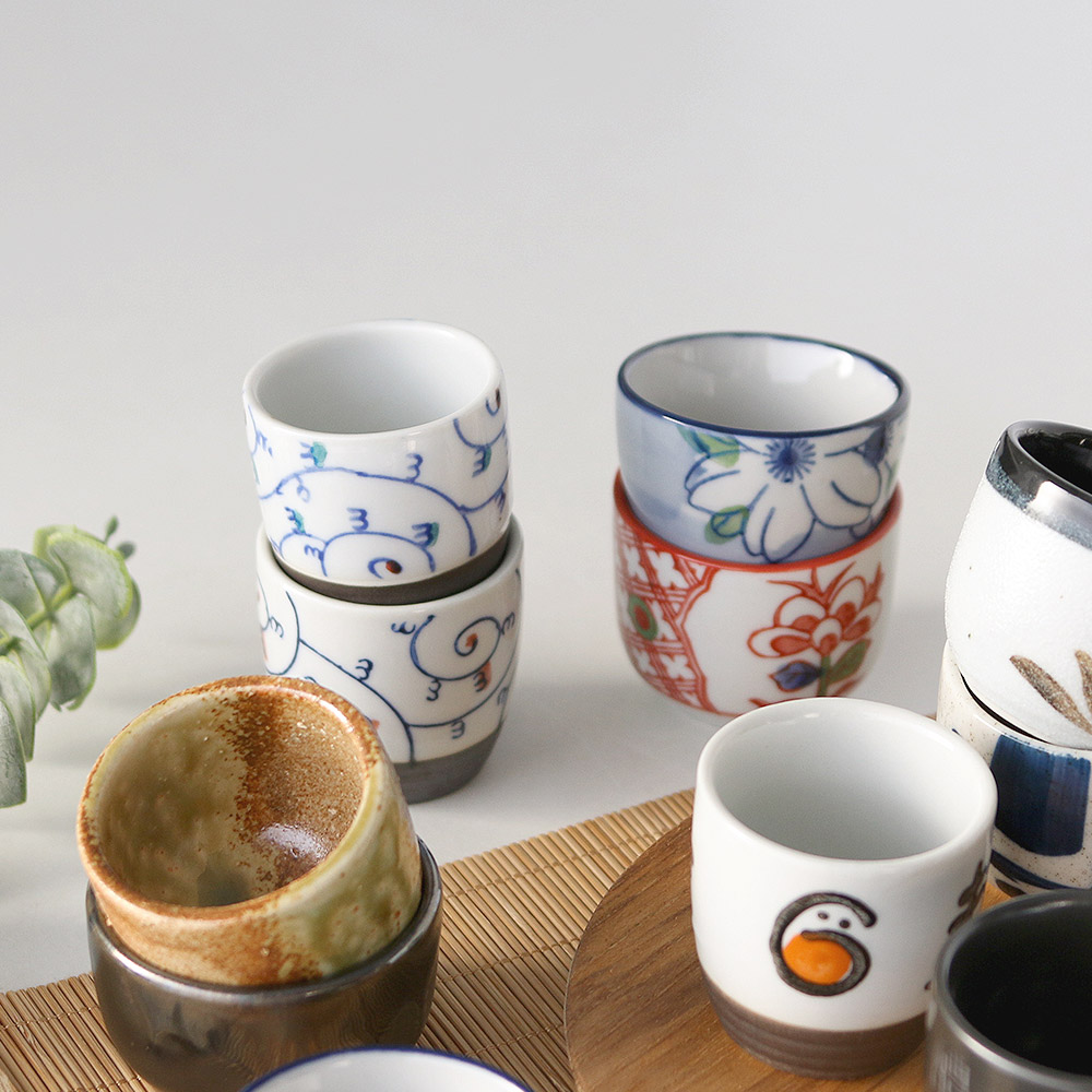 일본 도자기 술잔 혼술 사케잔 소주잔 정종잔 전통주잔