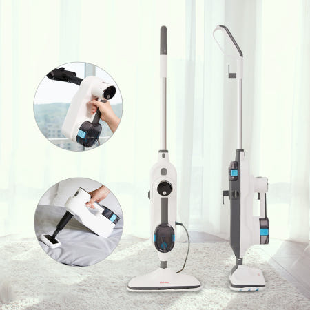 한경희 2in1 살균 스팀청소기 EHSM-D2000WT 10in1 악세사리 반려동물 찌든때