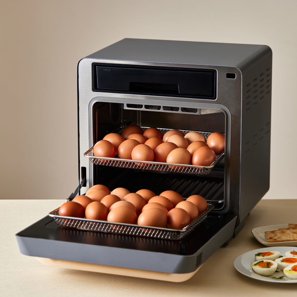 [예약판매] 풀무원 스팀쿡 플러스 에어프라이어 15L AV15D11 (옐로우/그레이)