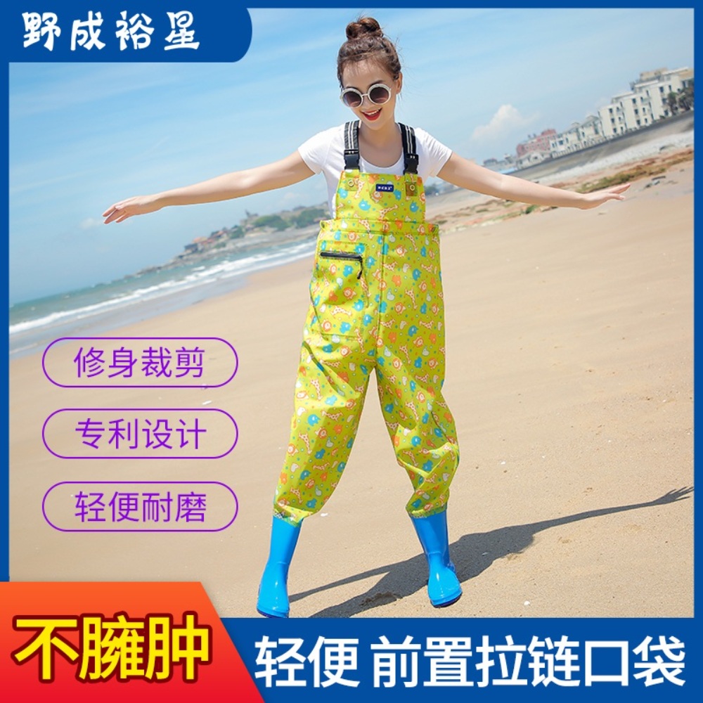 어부복 해루질 입는 장화 갯벌 체험복 방수 - 상세 이미지 3