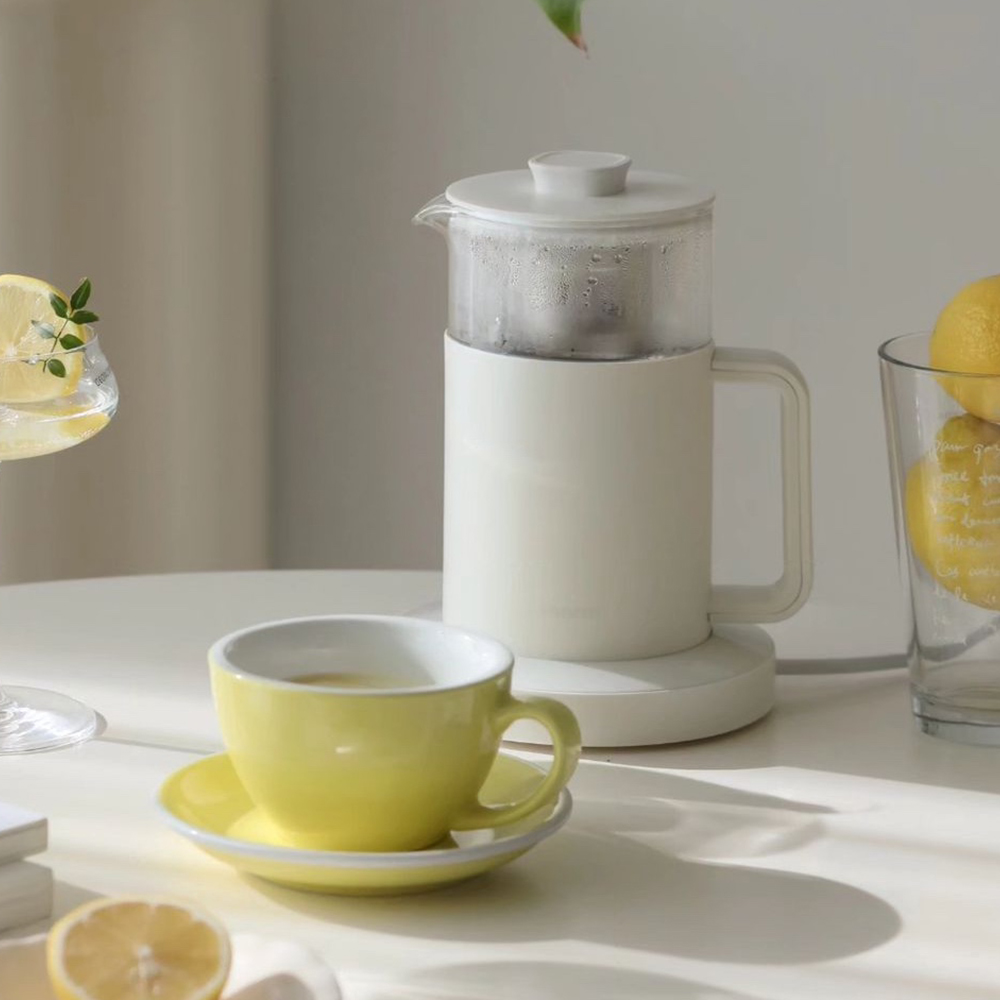 단미 유리 전기 티포트 보온 분유 커피 캠핑 무선  550ml KET01