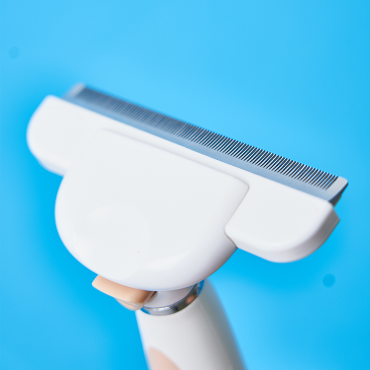 펫스츄리 강아지빗 고양이빗 원터치 죽은털제거브러쉬 S